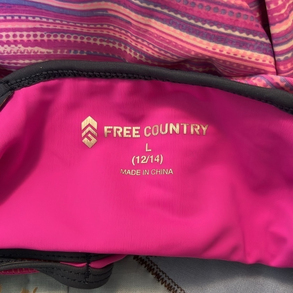 Free Country Blouson Tankini Top - Picture 9 of 11